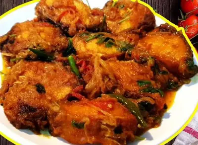 Fish Dopiaza